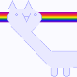 虹色シラネーヨ：虹色光線貫通